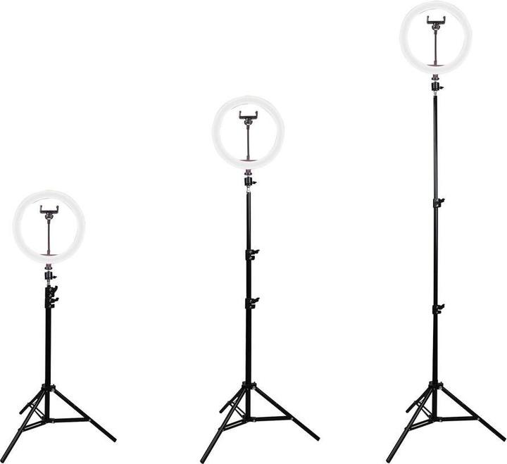 Produktbild KSIX Kit Studio Live Max LED Ring With Floor Tripod 1.60 M For Smartphone (Ringlicht)