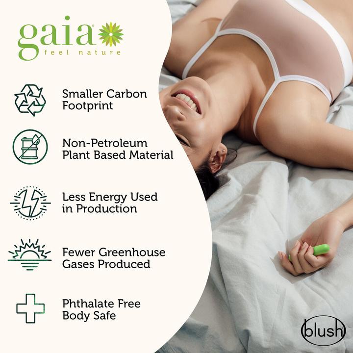 Actual product image Gaia Eco Bullet Vibrator â Green