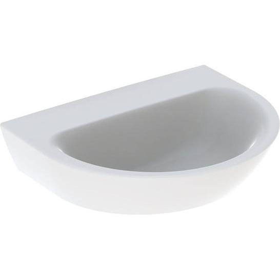 Geberit, Waschbecken, Renova Handwaschbecken, ohne Hahnloch, ohne Überlauf, Breite: 50cm (170 mm, 500 mm)