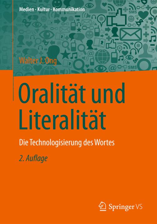 Produktbild Oralität und Literalität (Deutsch, Walter J. Ong, 2016)
