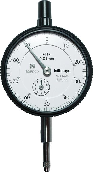Actual product image Mitutoyo Dial gauge Scale 0-100, graduation0.01 mm Measuring range 10 mm