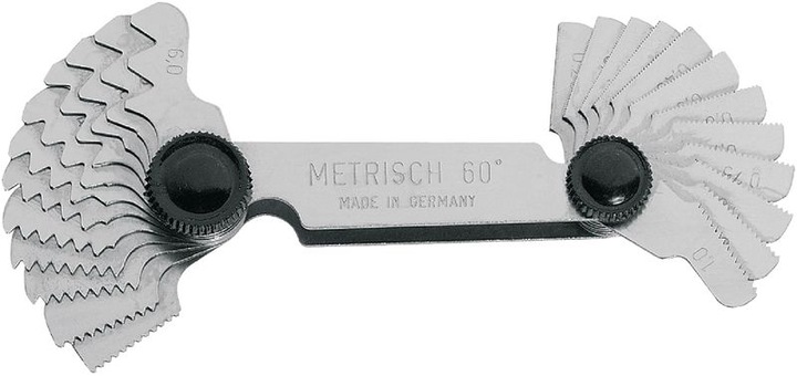 Actual product image Neriox Thread pitch gauge metric ISO threads