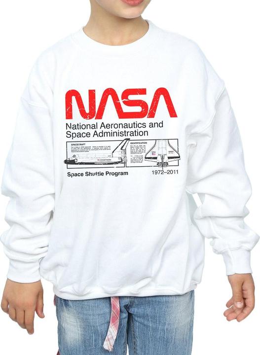 Produktbild Nasa Classic Space Shuttle Sweatshirt Mädchen (116)