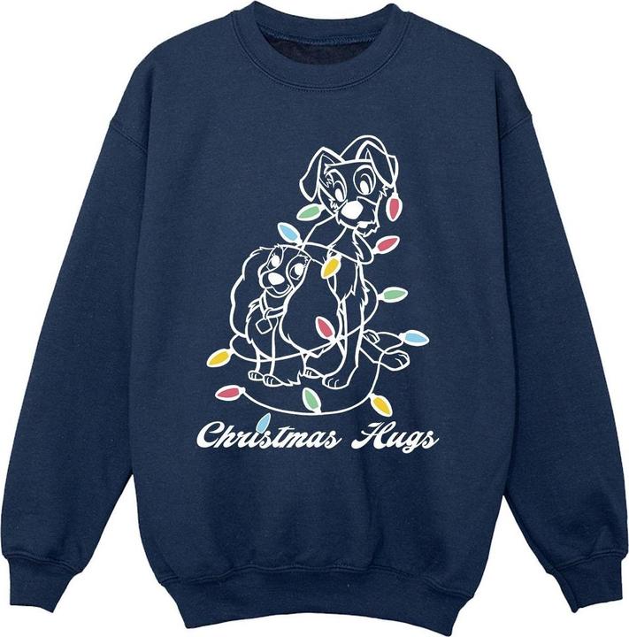 Immagine prodotto Disney Lady And The Trump Christmas Hugs Felpa Ragazze (140, 146)