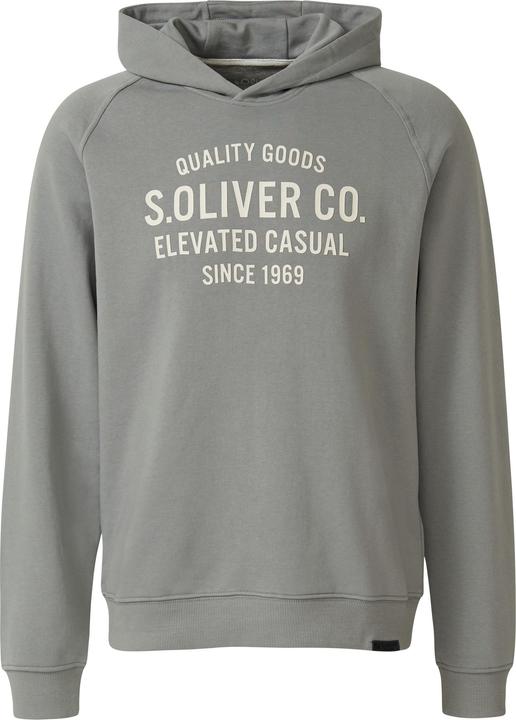 Produktbild s.Oliver Sweatshirt Sweatshirt aus Baumwollmix mit Frontprint (M)