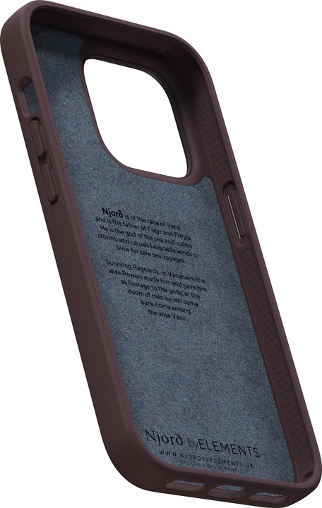 Produktbild Njord Genuine Leather Case Iphone 14 (Apple iPhone 14 Pro)
