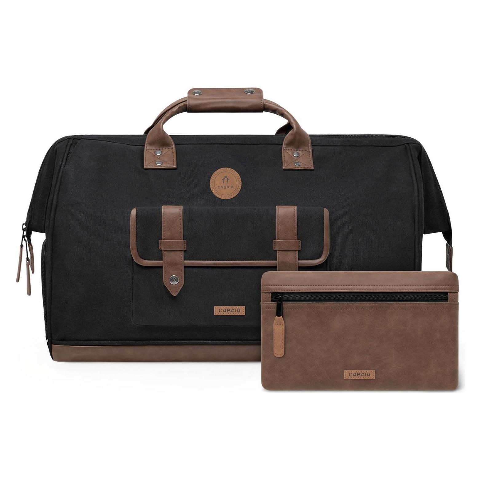 Cabaïa, Unisex, Tasche, Borsa Da Viaggio Trogir, Schwarz, Braun, (40 l)