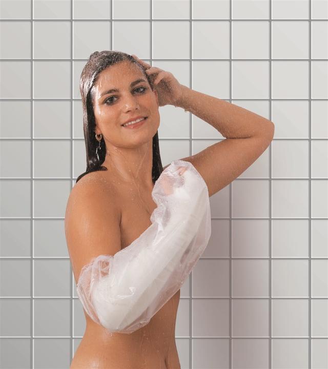 AquaBella Dusche Wasserschutz für Erwachsene kurze Beine/lange Arme (Duschen / Baden)