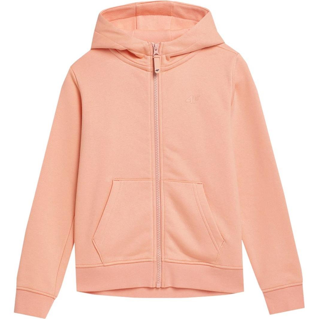 4F, Mädchen, Pullover, Pullover für Mädchen Puderkoralle 4FJSS23TSWSF216 65S (158cm), Orange, Pink, (158)