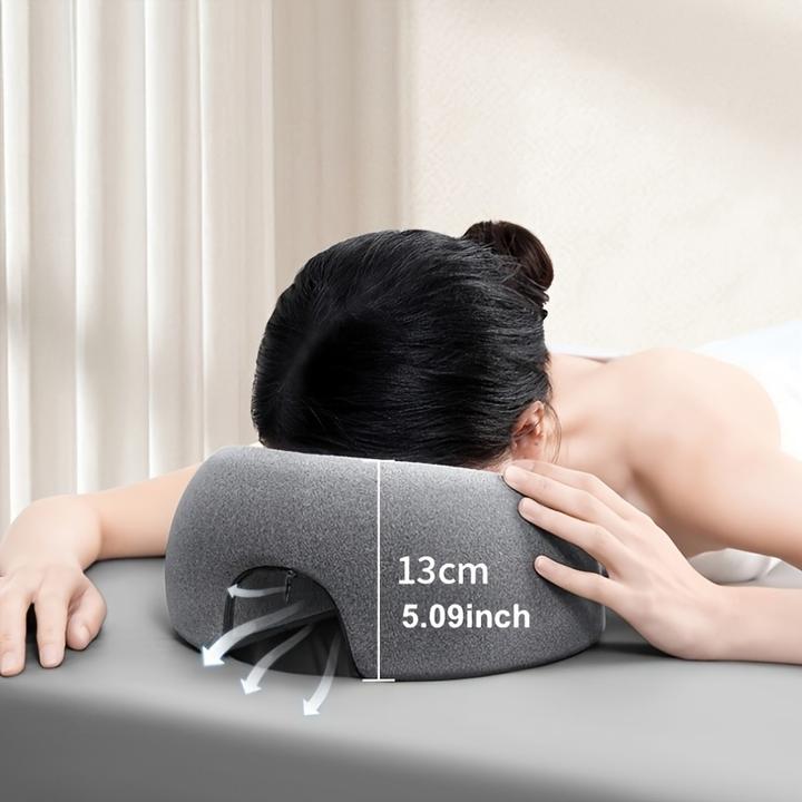 Produktbild PhoneLook U-förmiges Gesichts-Massagekissen für Kopf- und Nackenentspannung Grau