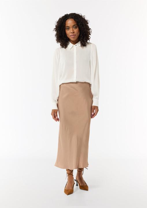 Produktbild Comma Bluse Relaxed-Fit-Bluse mit voluminösen Ärmeln und Raffungen (42)