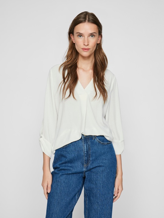Actual product image Vila V-neck top with 3/4 sleeves (40)