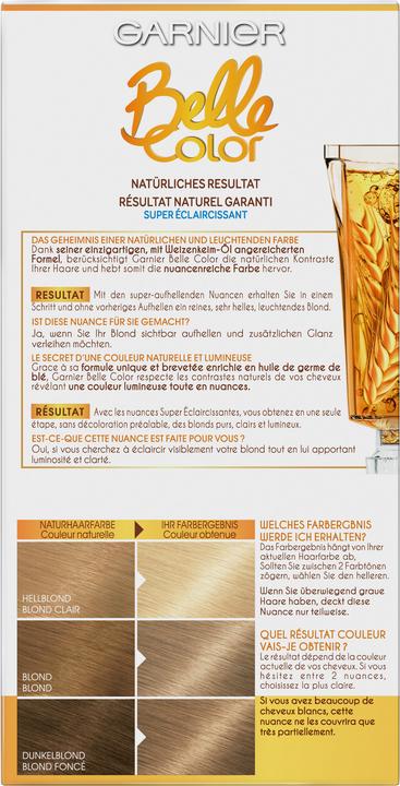 Actual product image Garnier Belle Color (110 Extra Light Natural Blonde)