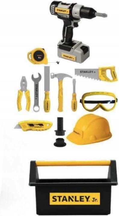 Produktbild Stanley Jr. - Mega Kids Toolbox & Toy Tool Set with power drill (SRP024-SY)