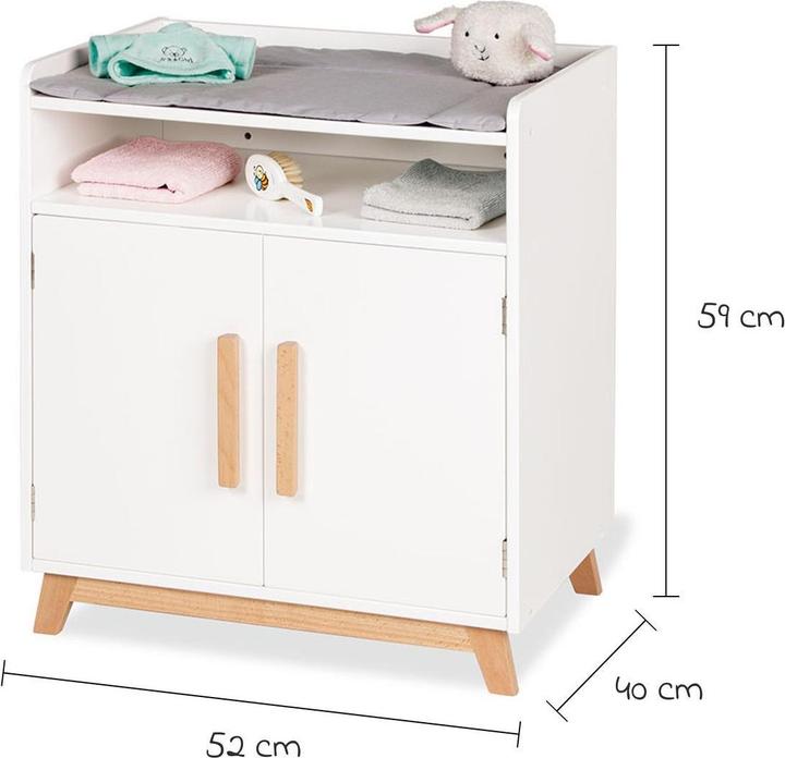 Actual product image Pinolino Doll's changing table "Marit", 2-piece.