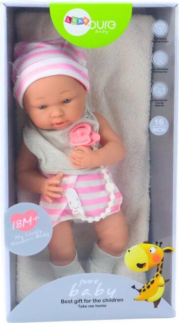 Image du produit No Name Poupée bébé habillée avec accessoires
