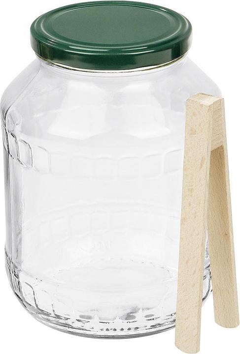 Image du produit Childhome HI Pot à cornichons avec pince 2650ml (6 pcs, 2.65 l)