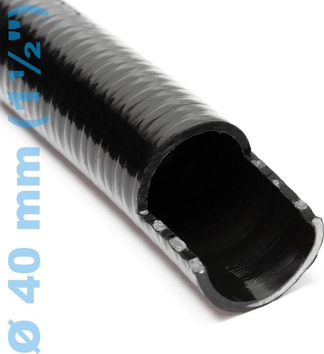 Actual product image Wiltec Luisiana OM/I 25m Pond Hose D38mm 550g/m Water Pump Filter Koi