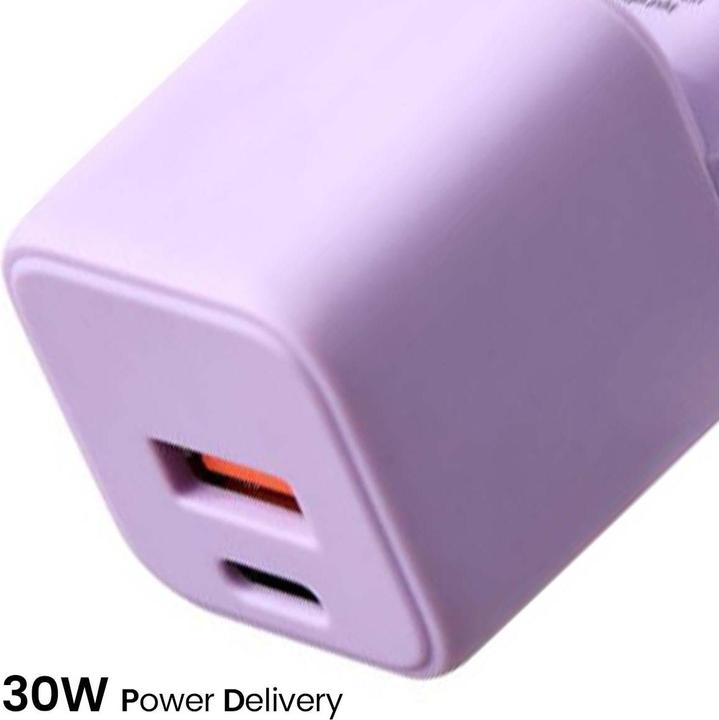 Immagine prodotto Forever Caricatore da parete COLORUM USB-A + USB-C PD 30W CLS30-AC-09 xLavenda (30 W)