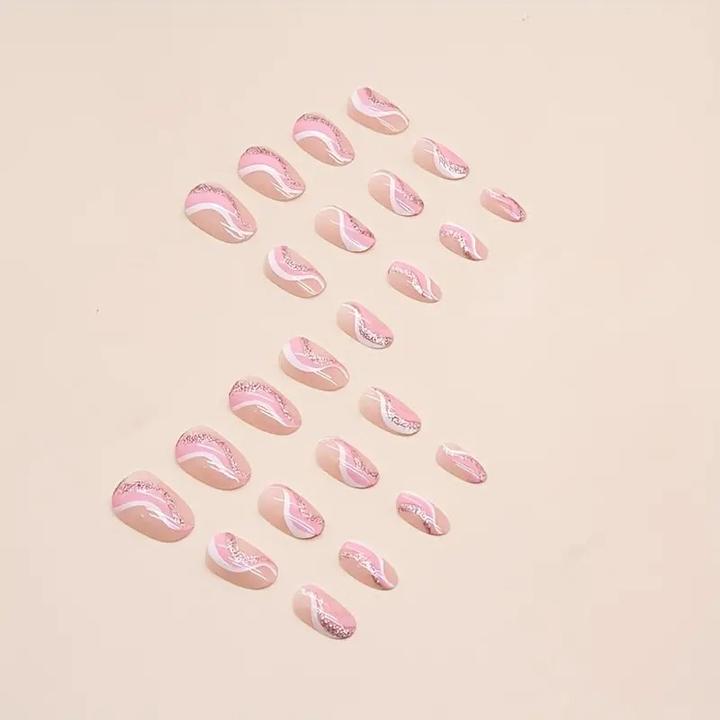 Actual product image Cbx Artificial nails 24 pieces