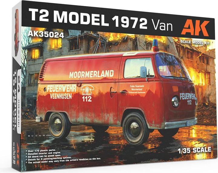 AK Interactive T2 Model 1972 VAN 1/35 scale