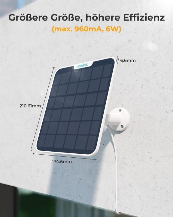 Immagine prodotto Reolink Solarpanel für Akku-Überwachungskameras (Pannello solare)