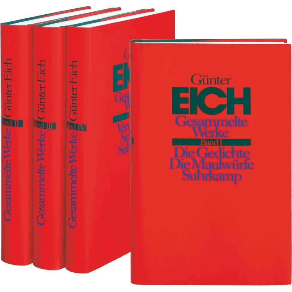 Eich,G.:Gesamm.Werke.rev.Ausg.1-4, Belletristik von Günter Eich