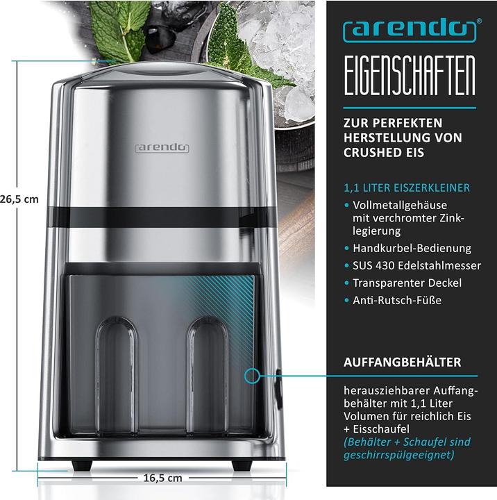 Produktbild Arendo Ice Crusher
