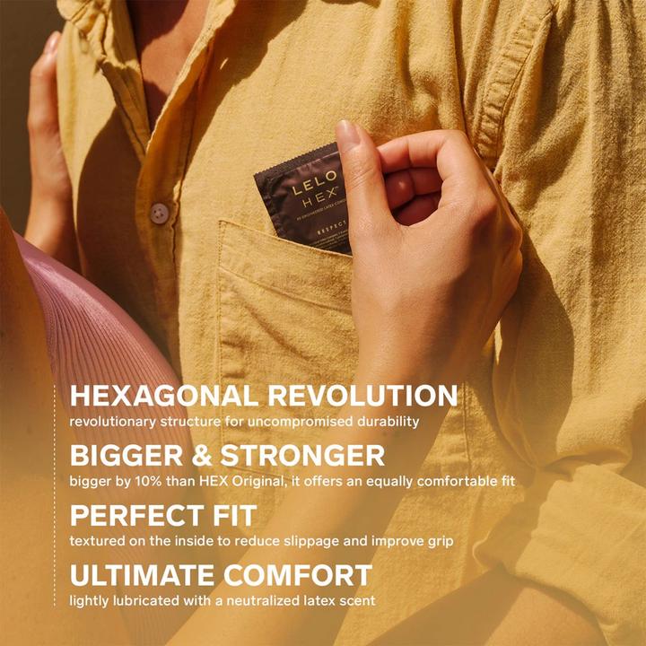 Image du produit LELO HEX Condoms Respect XL (12 pcs)