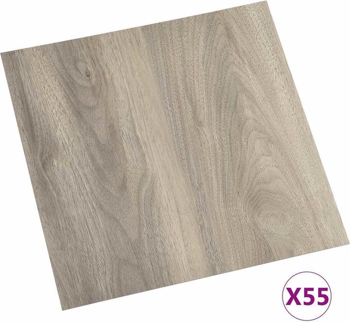 Produktbild vidaXL Quadratische Dielen (PVC Boden, 5.11 m²)