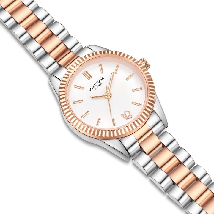 Actual product image Glanzstücke München Damen Quarzuhr bicolor Edelstahl bicolor - 38018 (25 mm)