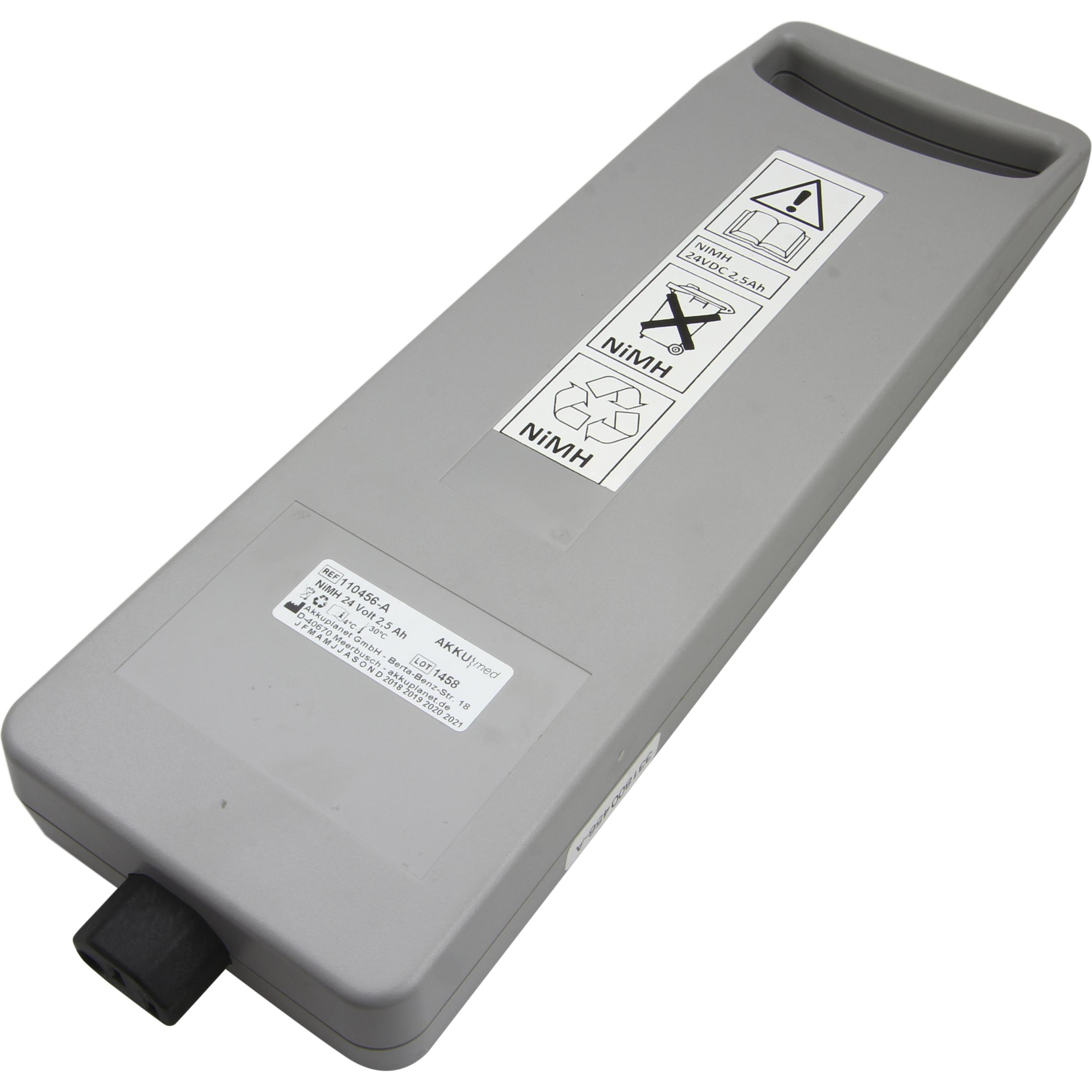 Thumbnail - XCell NiMH Akku passend für Arjo Carendo Stuhl, Maxi Twin Lifter, Typ NEA0100-083 (1 Stk., 2500 mAh), Batterien + Akkus