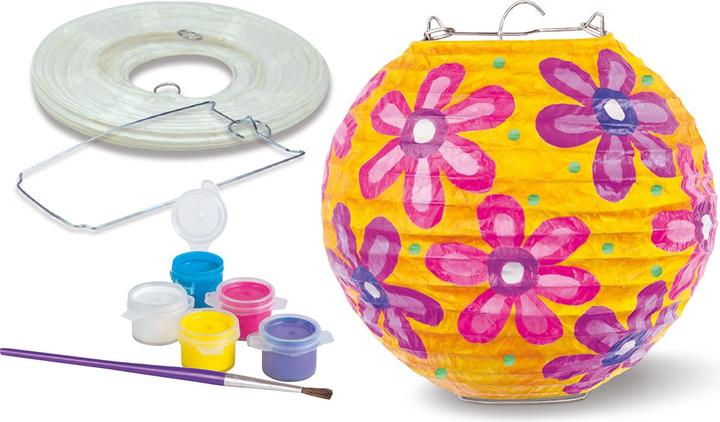 Actual product image 4M 404767 Little Craft Lantern Painting Kit, Multi Colour