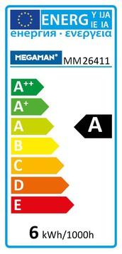 Label énergétique Megaman E27 LED Réflecteur chaud dimmable (E27, 400 lm, 1x)