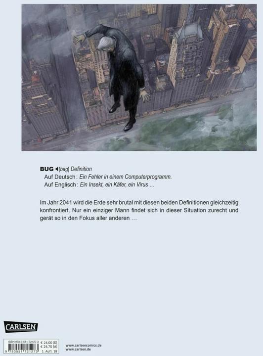 Produktbild Bug 1 (Deutsch, Enki Bilal, 2018)