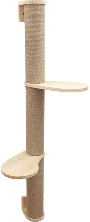 Kerbl Tiragraffi in legno per gatti (127 cm, Marrone chiaro)