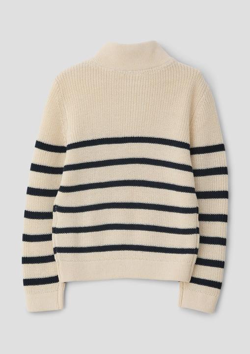 Produktbild s.Oliver Strickpullover Strickpullover mit Troyer-Kragen (116, 122)