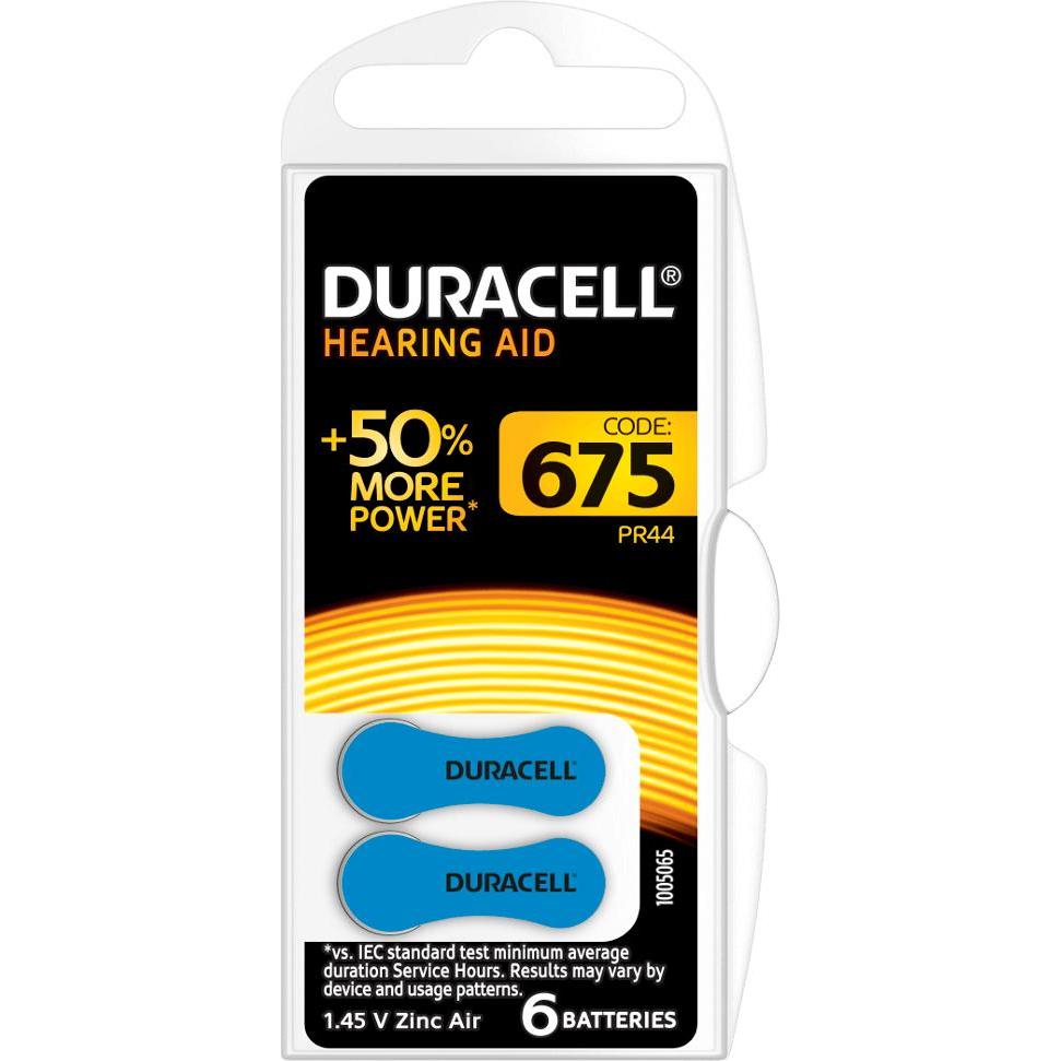 Duracell EasyTab 675 (6 pz., PR44), Batterie + pile