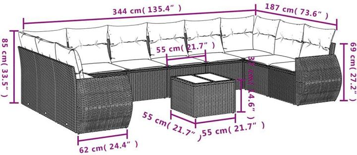 Produktbild vidaXL Fanny