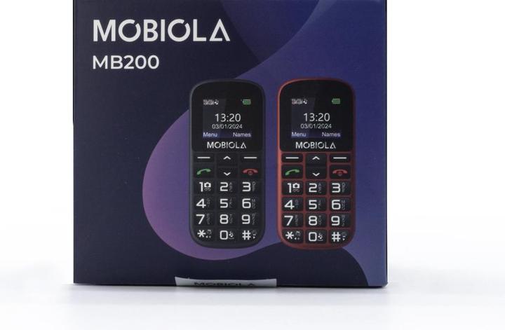 Actual product image Gsm-Telefon Mobiola Mb200 2g-Telefon Für Senioren Rot