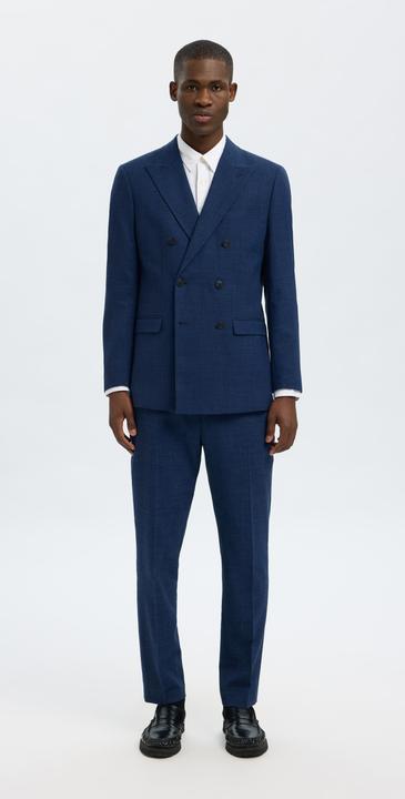 Actual product image Selected Slim Fit Zweireihiger Blazer (48)