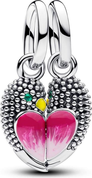Image du produit Pandora Love Birds Splittable Dangle Charm (Argent 925, Argent massif 925, Émail)