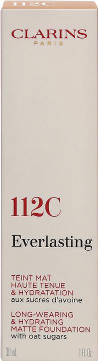 Actual product image Clarins Everlasting Foundation No.112C Amber (112C Amber)