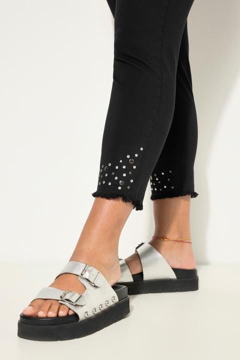 Immagine prodotto Angel of Style 7/8-Twillhose, verzierter Fransensaum, 5-Pocket (56)