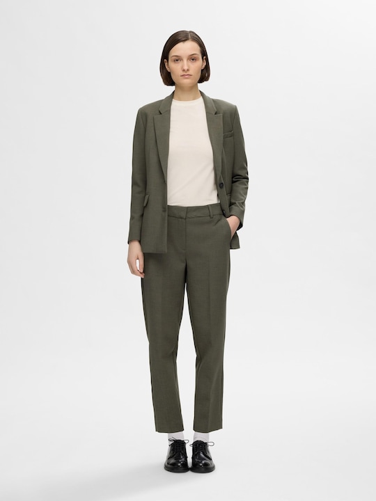Produktbild Selected Femme Slfrita-Ria Mw Crop Pant Mel Noos (36)