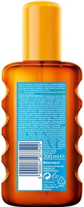 Immagine prodotto NIVEA Olio abbronzante Sun Protect & Bronze Spf30 200Ml (Olio abbronzatura, SPF 30, 200 ml)