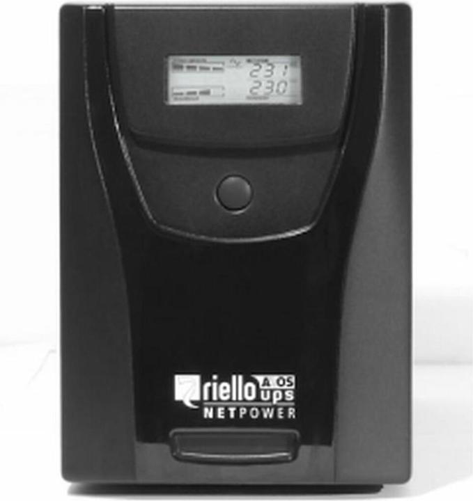 Actual product image Riello Sai Netpower 800 Shucko USB (800 VA, 360 W, Line-interactive UPS)