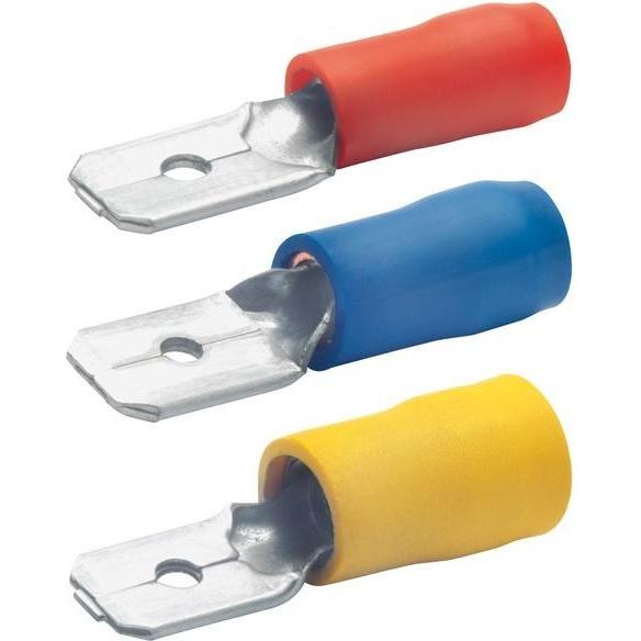 Thumbnail - Klauke, Kabelverbindung, Flachstecker 0,5-1qmm 8201B PA/PVC CuZn verzinnt Steckb=2,8mm 8201B