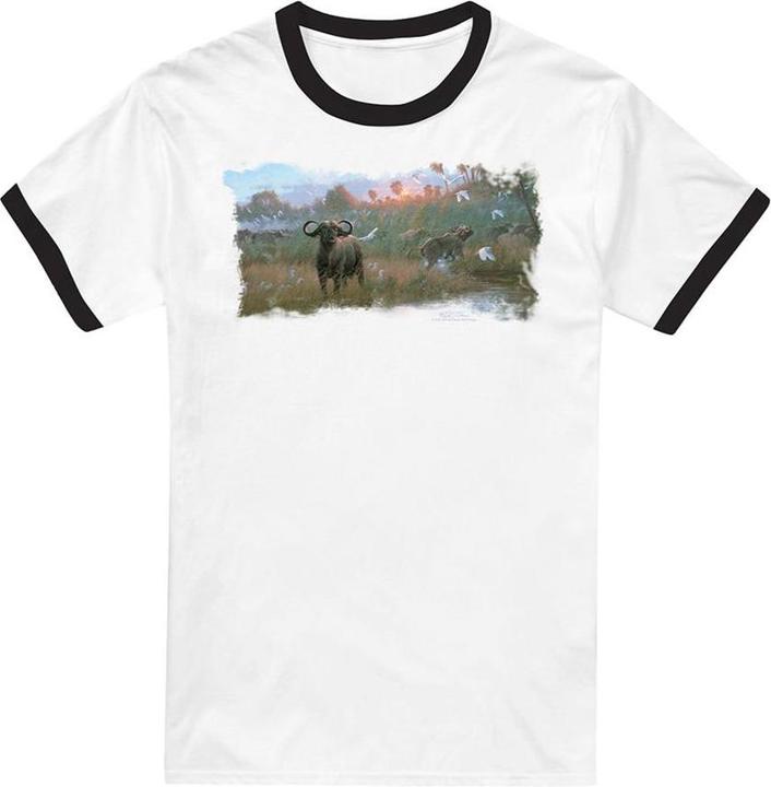 Produktbild Wildlife Cape Buffalo RingerStil TShirt (S)