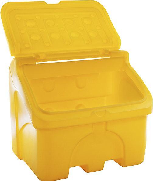 Actual product image eurokraft basic Storage and grit container, capacity 400 l, yellow. (400 l)